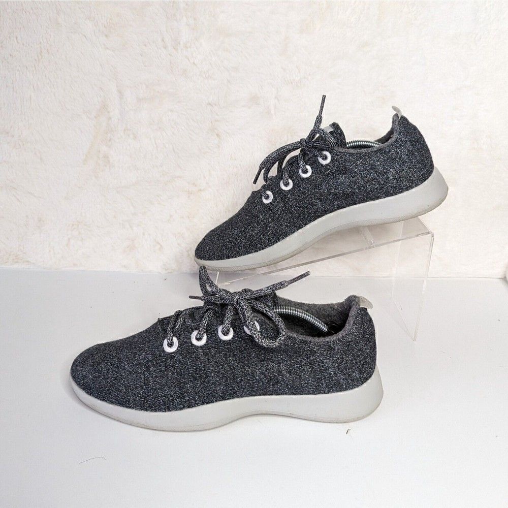 Allbirds Wool Runners Comfort Shoes Gray Lace Up Womens Size 10
